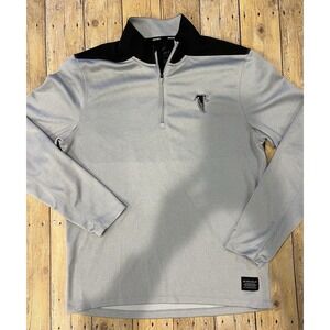 Nike Golf Atlanta Falcons NFL Dri Fit 1/4 Zip  Gray Men's sz Med EUC